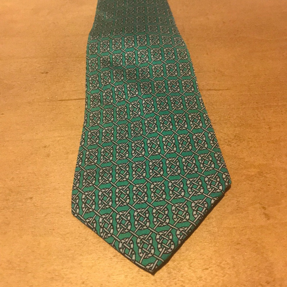 Make offer Hermès green tie excellent condition